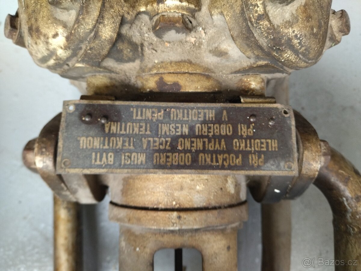 Starý motocykl, benzinky HEFA , cedule .. - 5