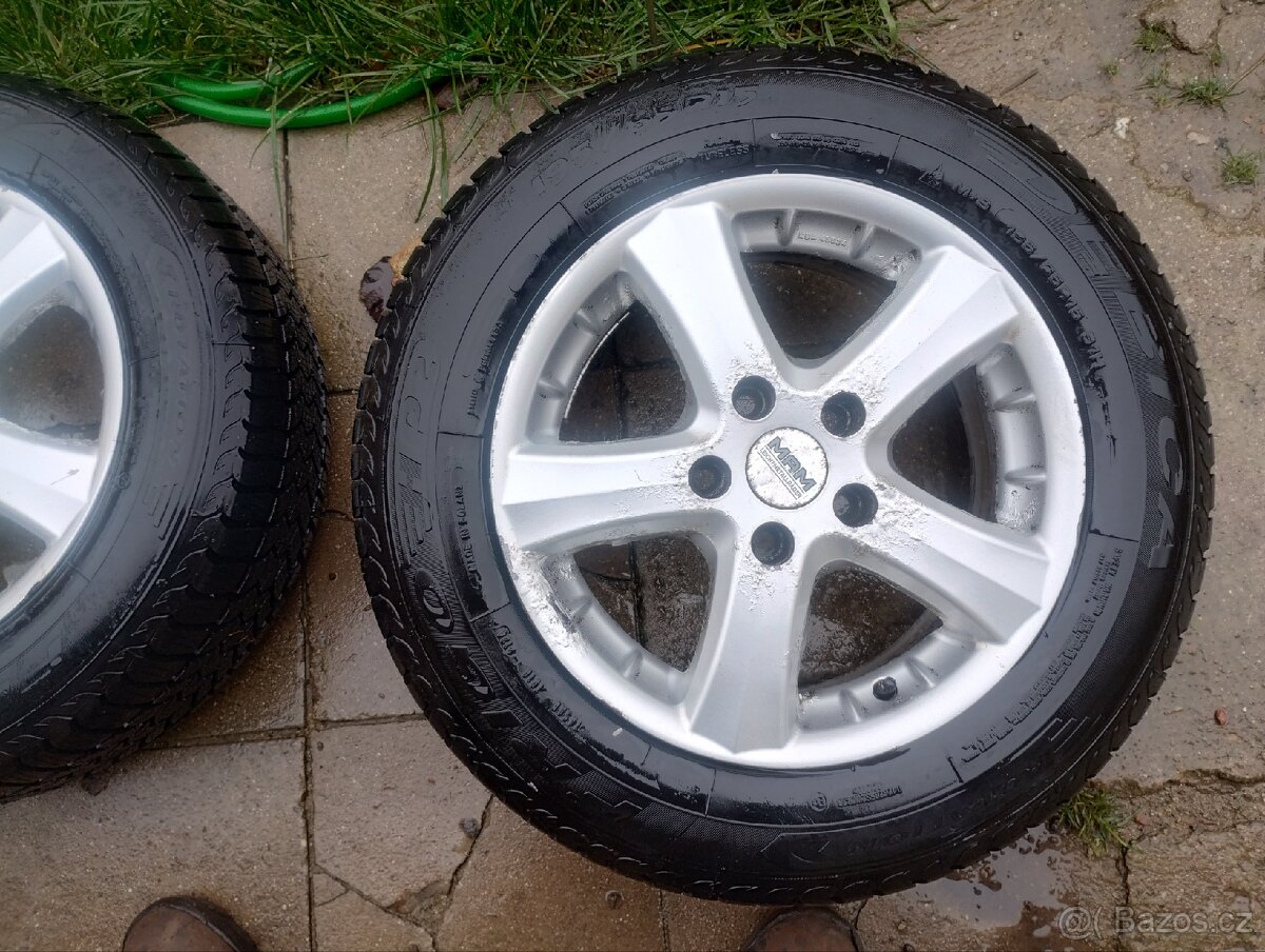 ALU kola + zimní pneu R15 - 5