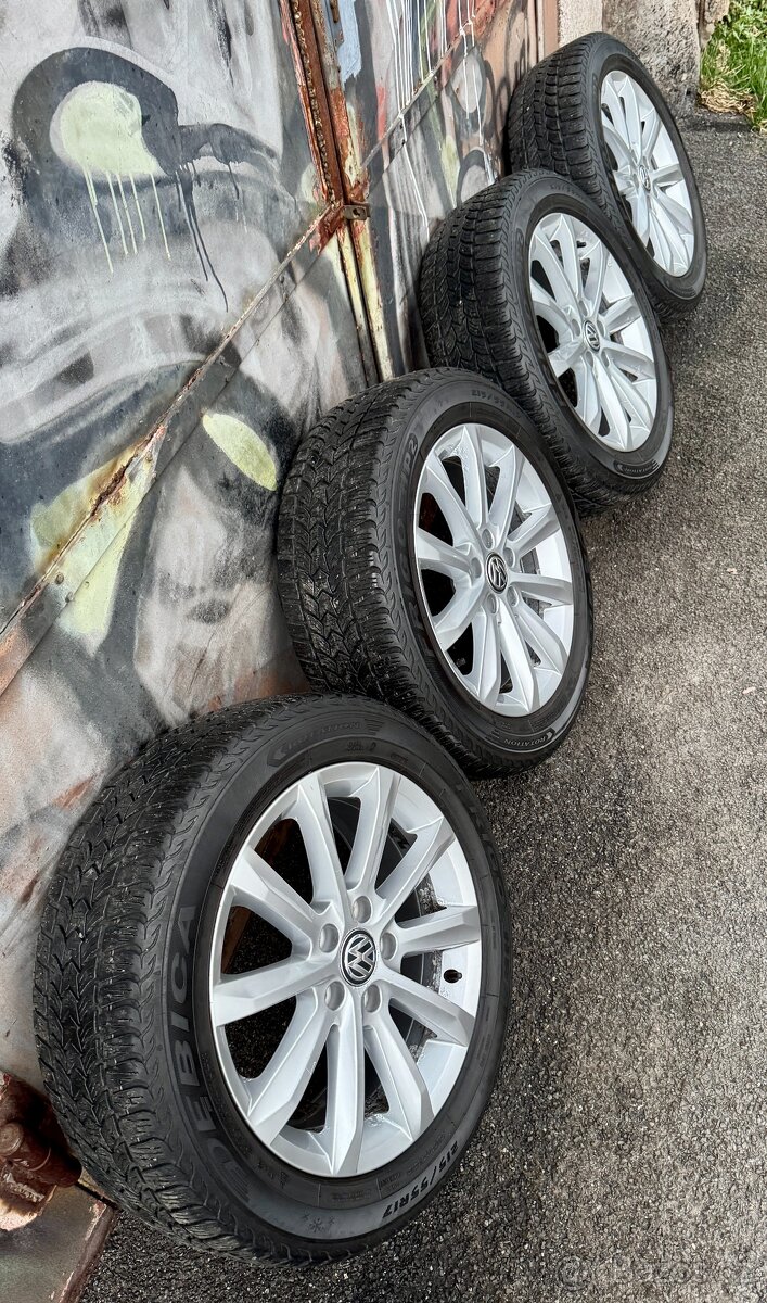 Alu kola Helsinki Originál VW koncenr - 5