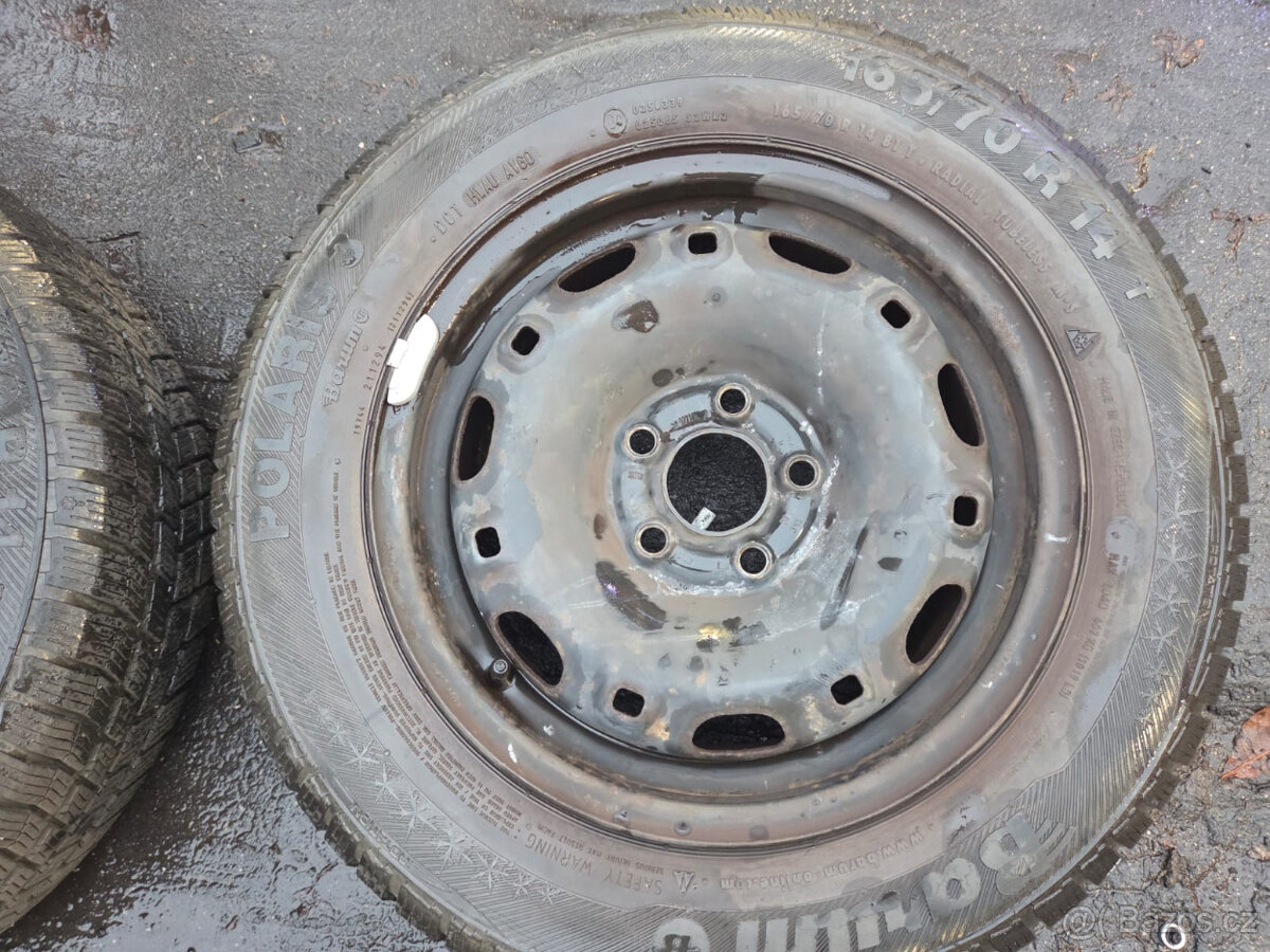 Sada plech 165/70 R14 - 5