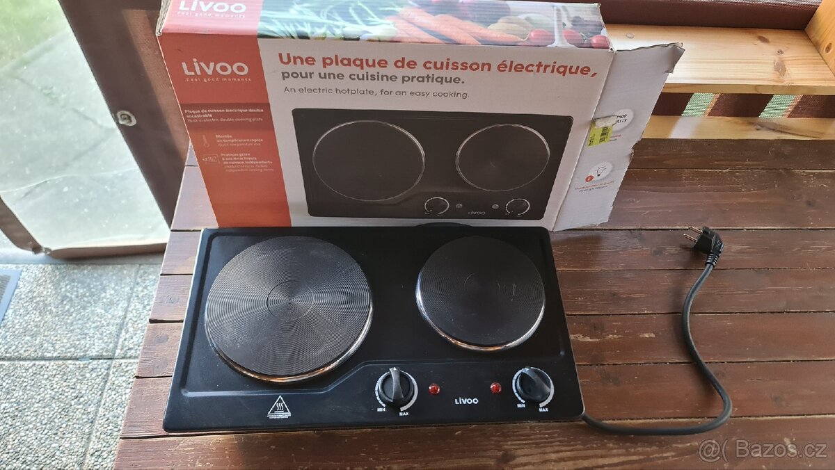 Dvouplotýnkový elektrický vařič Livoo 2500W (DOC168N) - 5