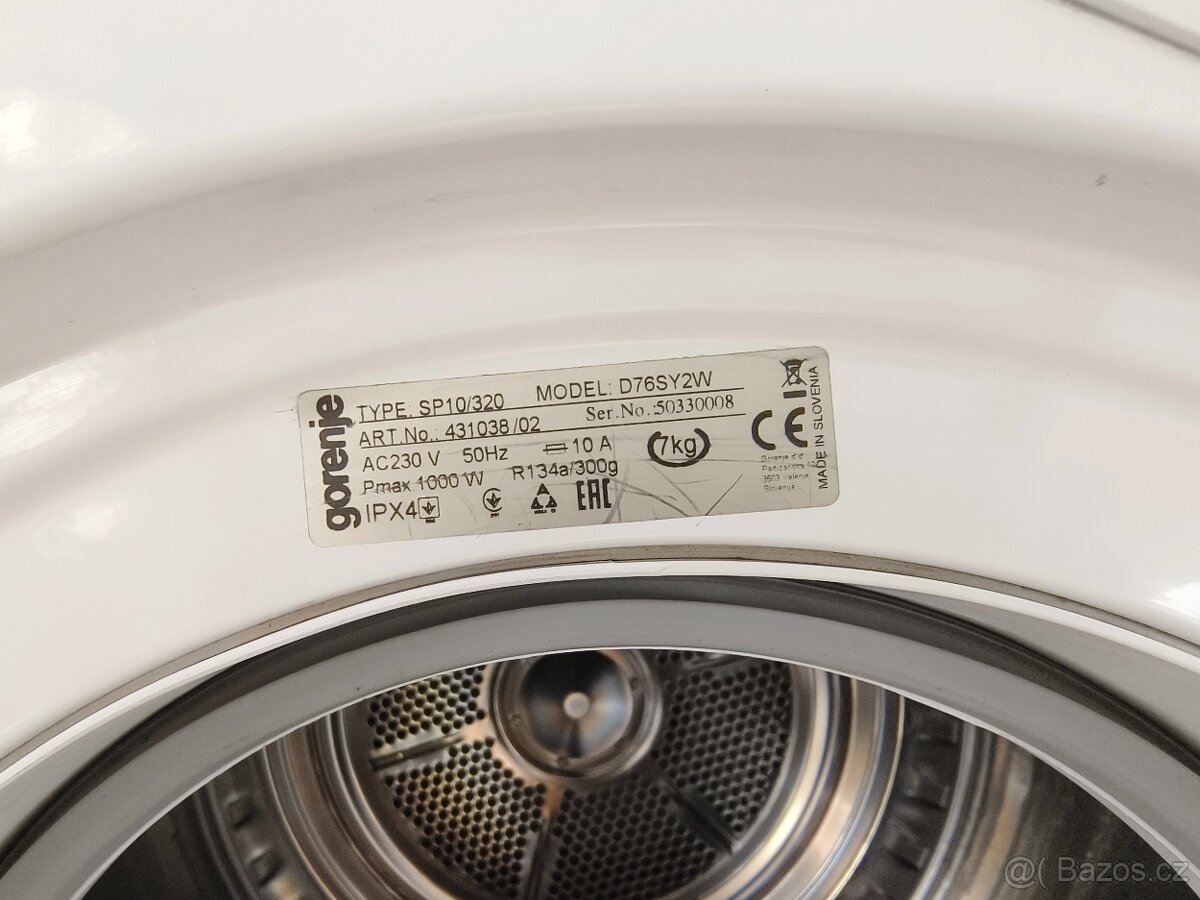 Set pračky + sušičky Gorenje na 7kg, po servisu se zárukou - 5