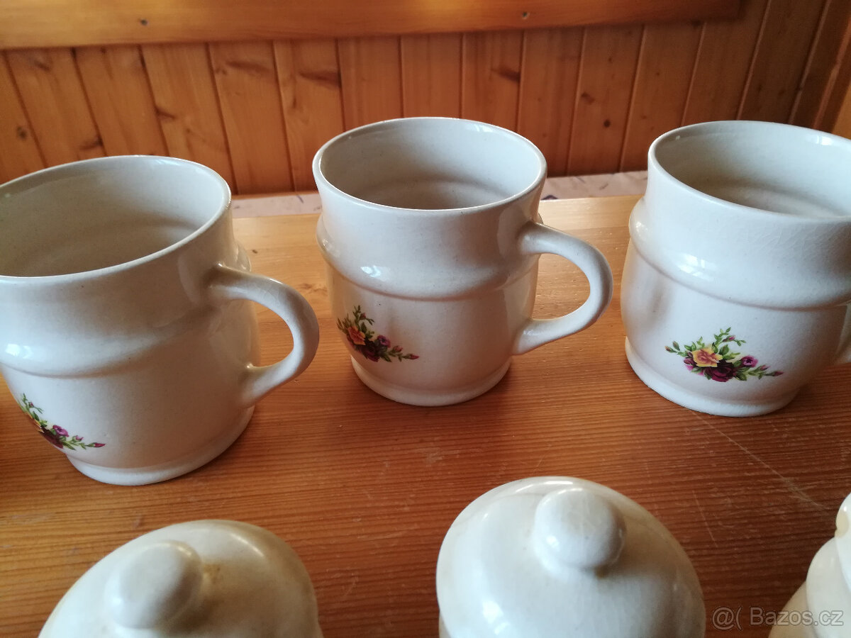 Keramický servis + police - 5