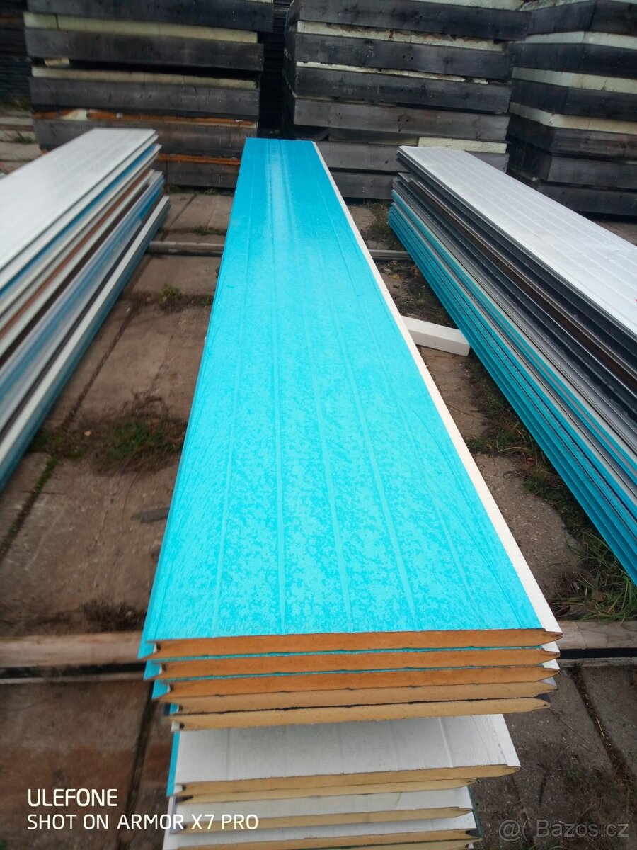 PUR panely venkovní - 4-6m délka - 5