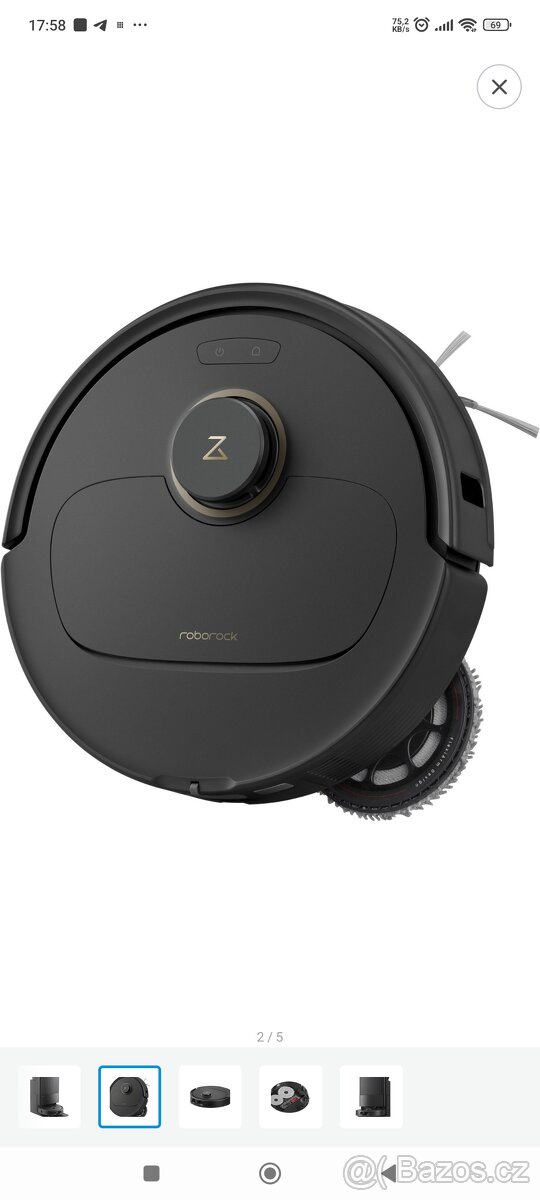 Robotický vysavač Roborock Qrevo 5AE black - 5