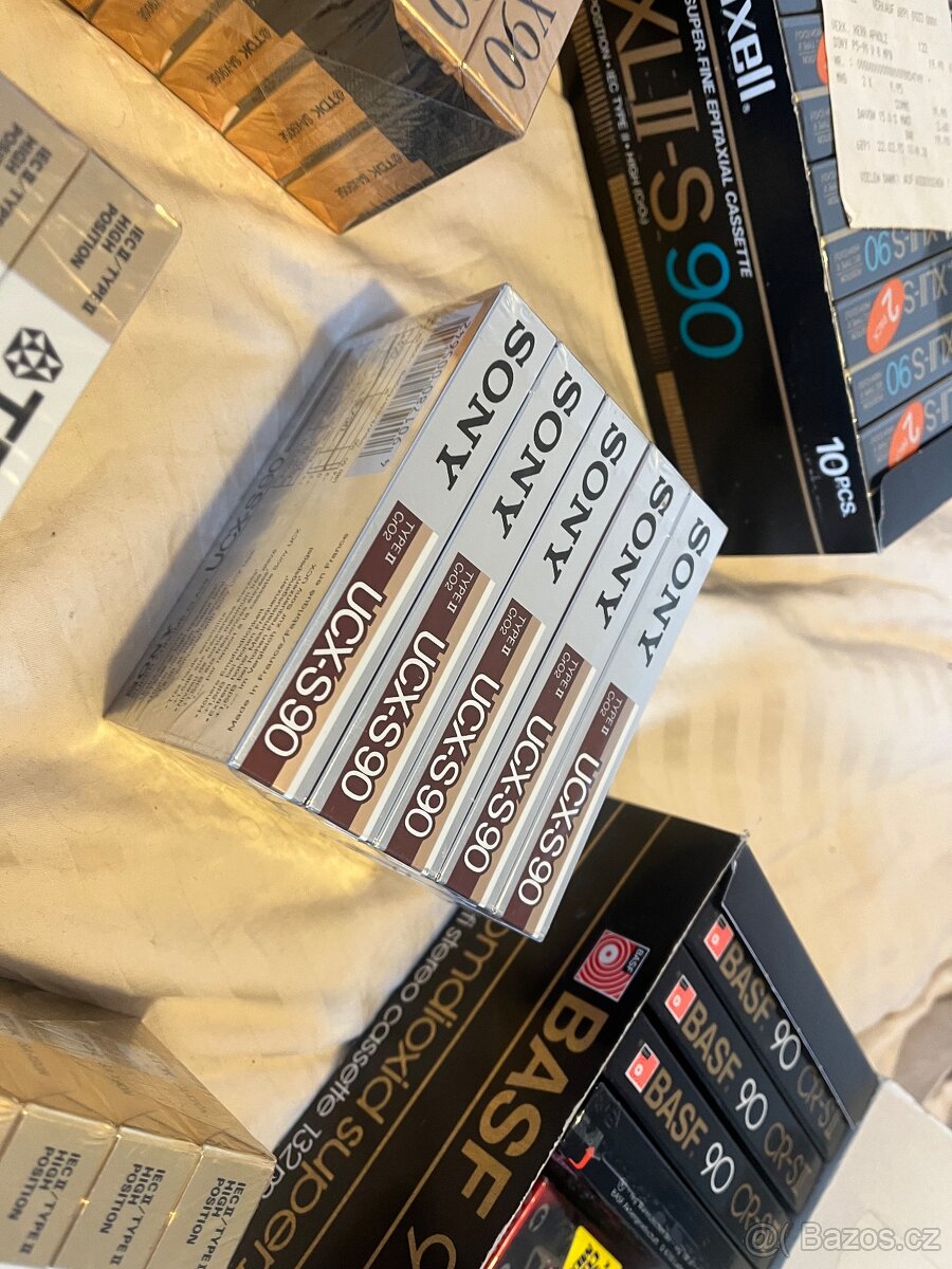 Kazety BASF TDK SONY MAXELL NOVÉ - 5