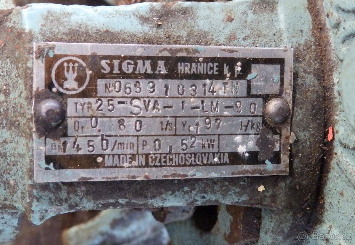 Sigma chlazení obráb. stroje,čerpadlo - 5