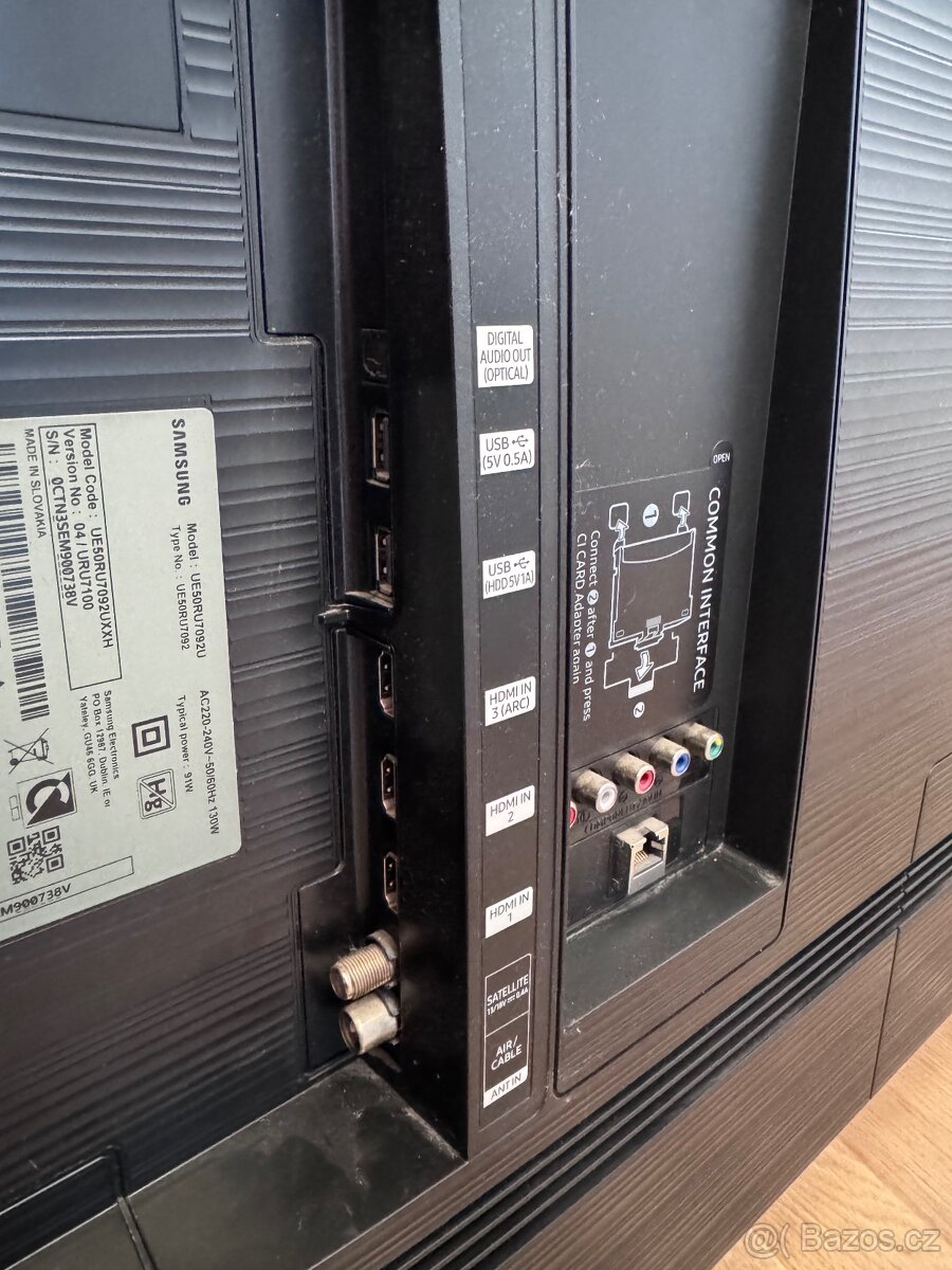 Samsung Smart TV 50” 4K – plně funkční, ovladač - 5