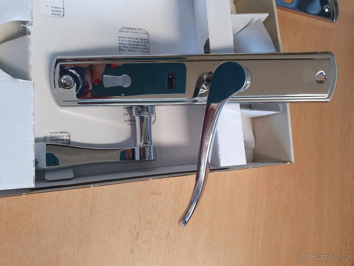 Dveřní kování TERNO Rostex stříbrné klíč - 5