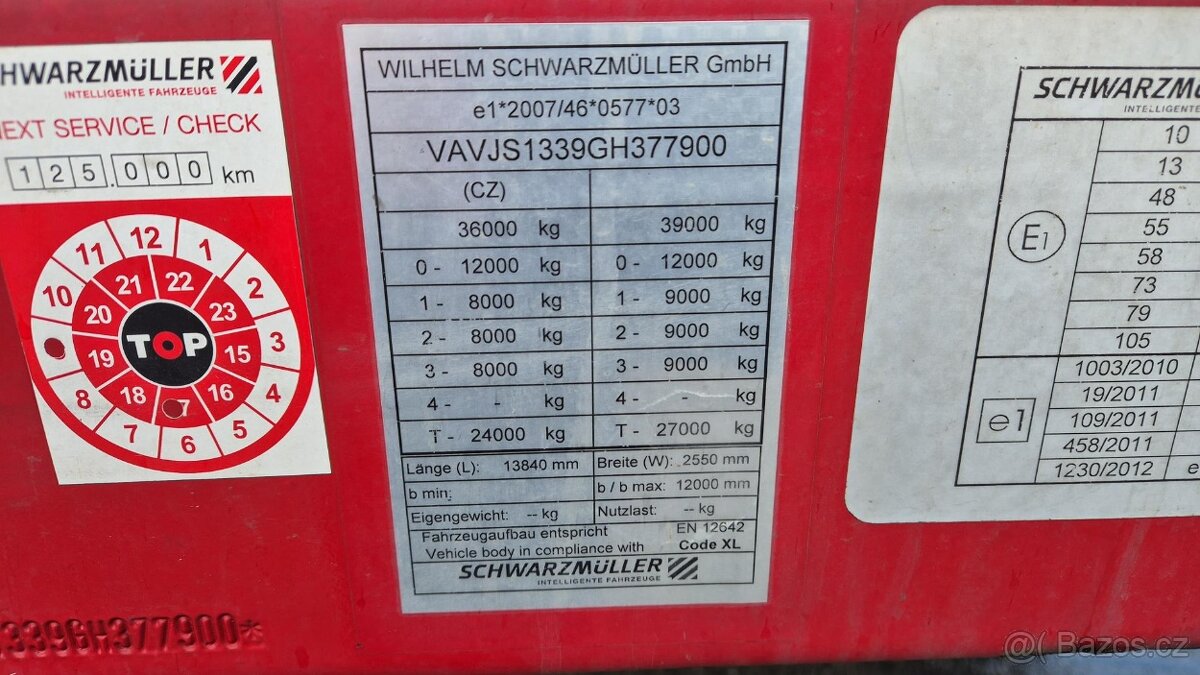 SCHWARZMÜLLER SPA 3/E + Paletový koš - 5