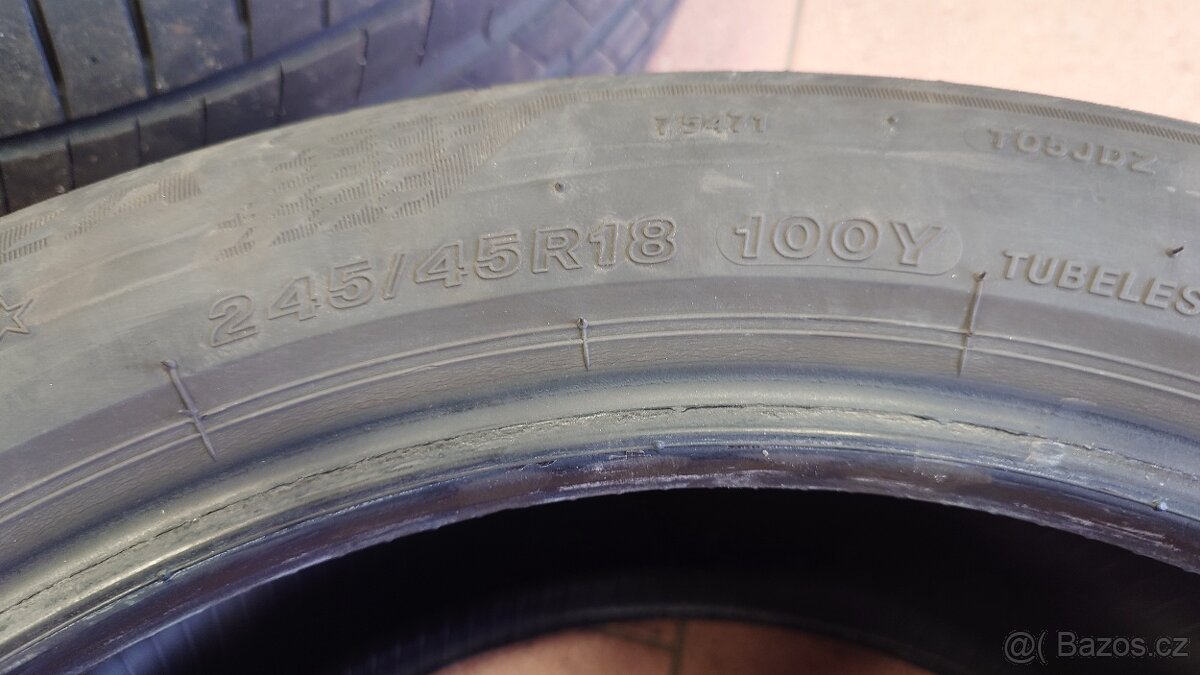 Letní pneumatiky Bridgestone 245/45/18 - 5