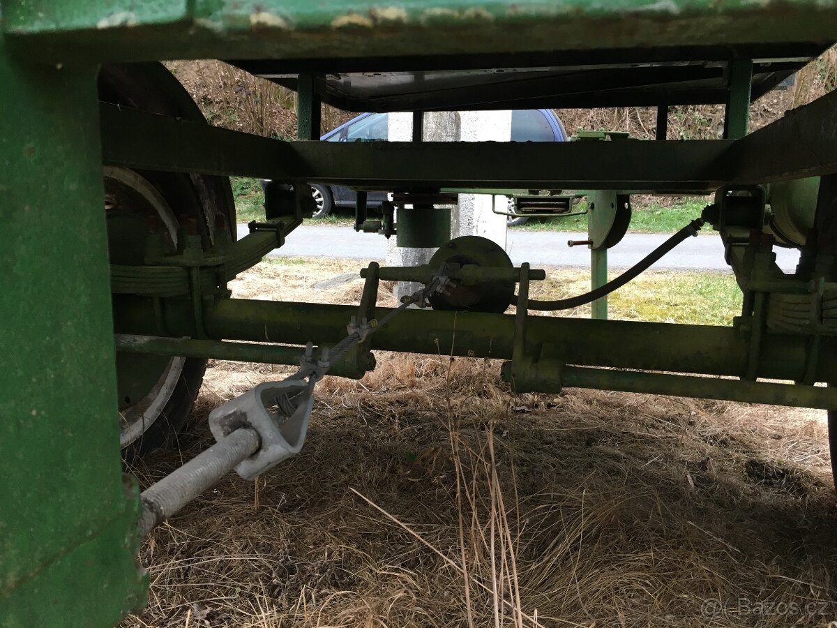 Vlek, návěs, přívěs, sklopka za traktor - 5