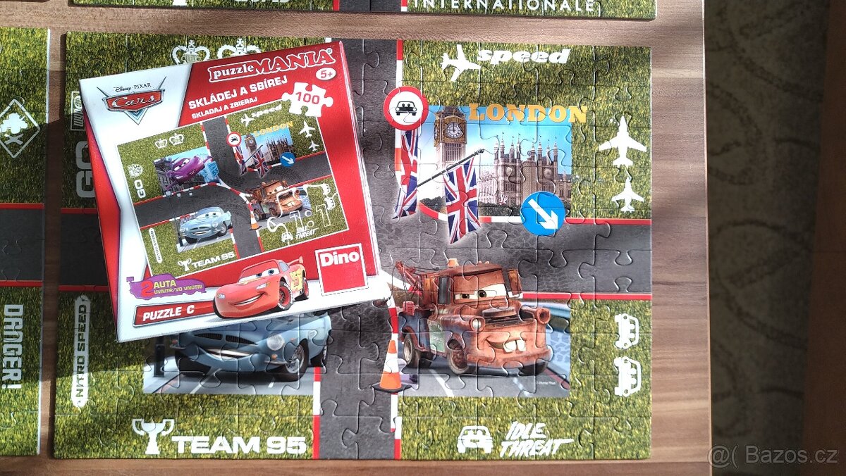 Puzzle McQueen 4x100 - 5