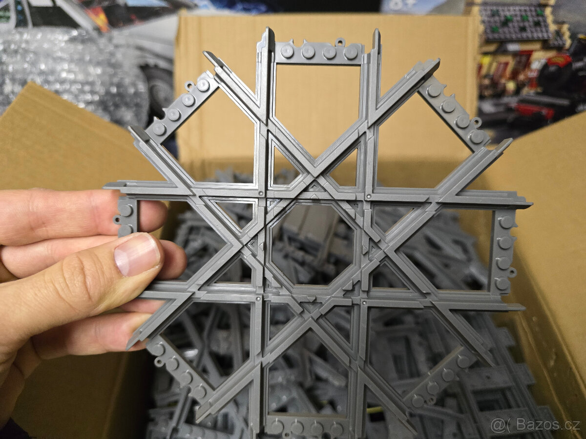 City koleje (náhrada) rovinky, zatáčky, vyhybky 110kusů - 5