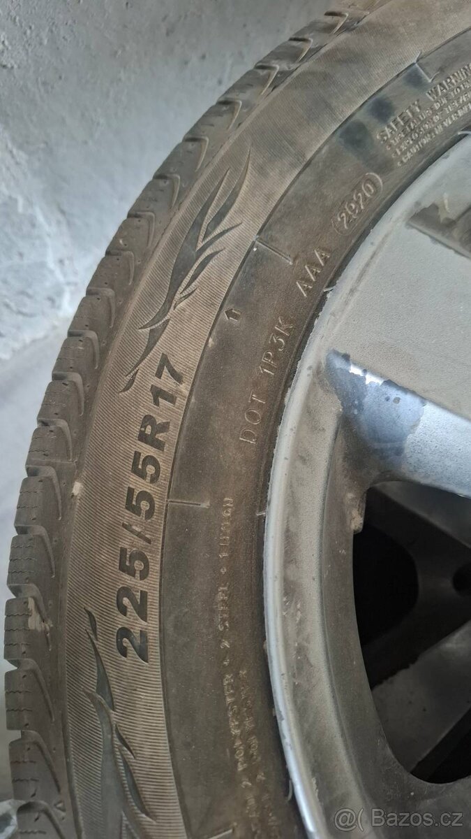 Dezent 5x120 225/55/17 zimní pneu - 5