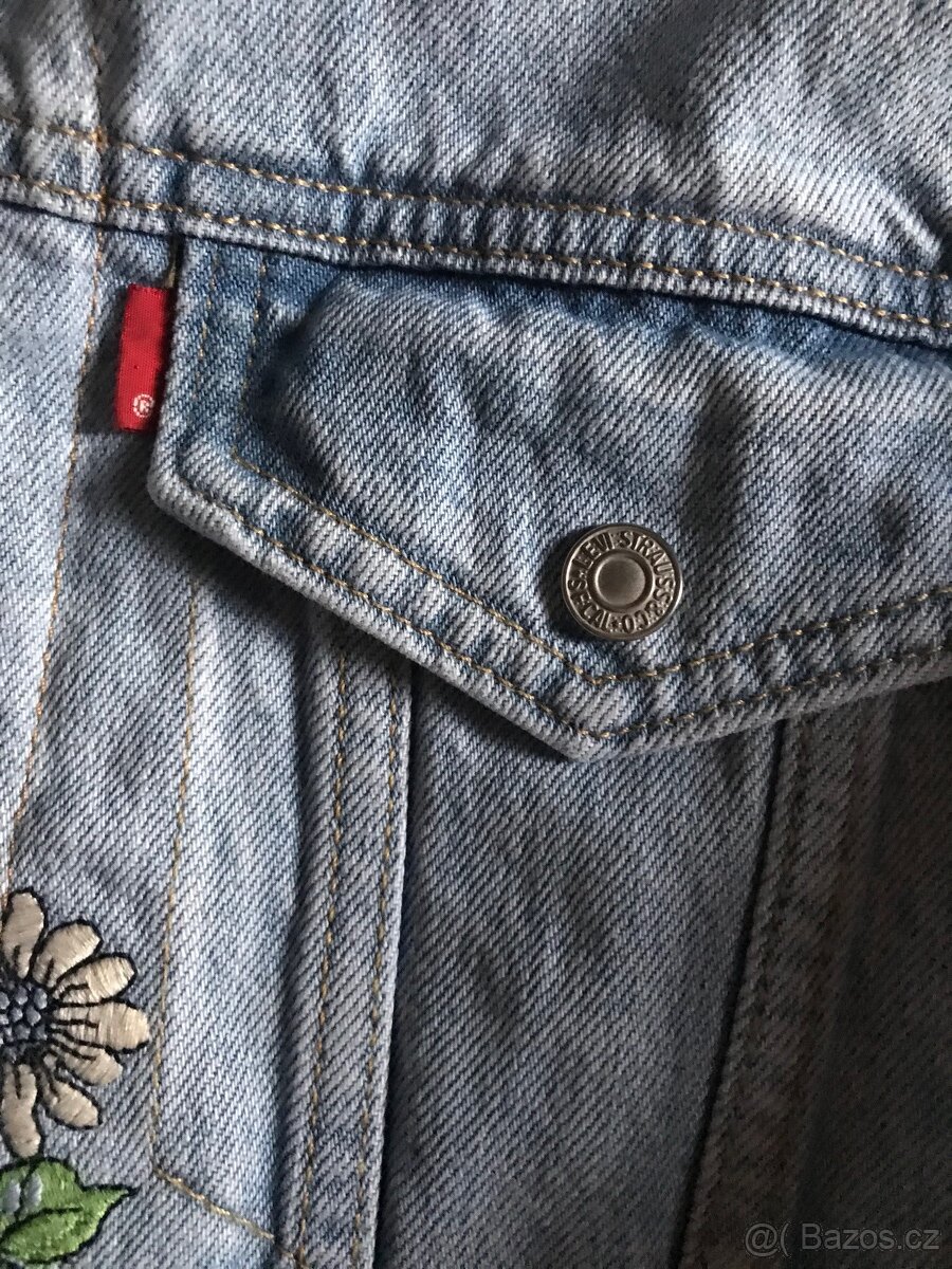 džínová zimní bunda Lewis Trucker vel.S - 5