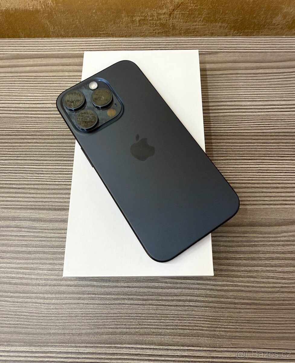 Apple iPhone 15 Pro 128GB Modrá, baterie 100% - 5