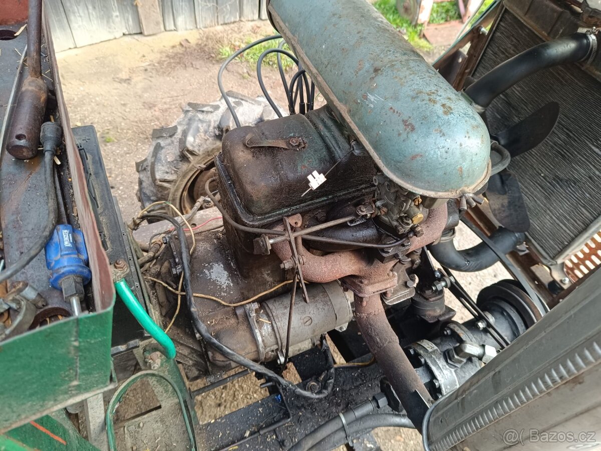 Malotraktor domácí vyroby - 5