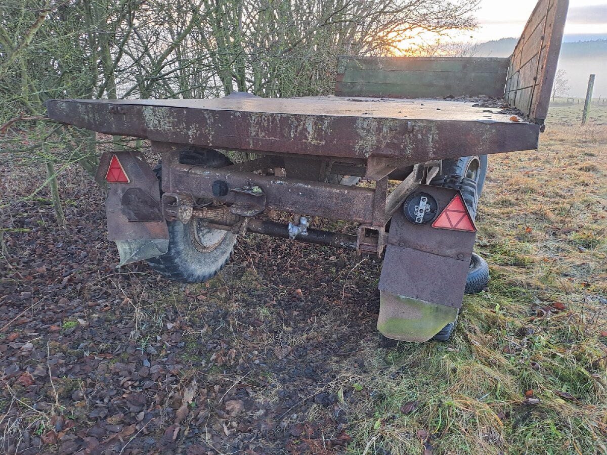 Vlek 7t hydraulický sklápěč, bez TP - 5