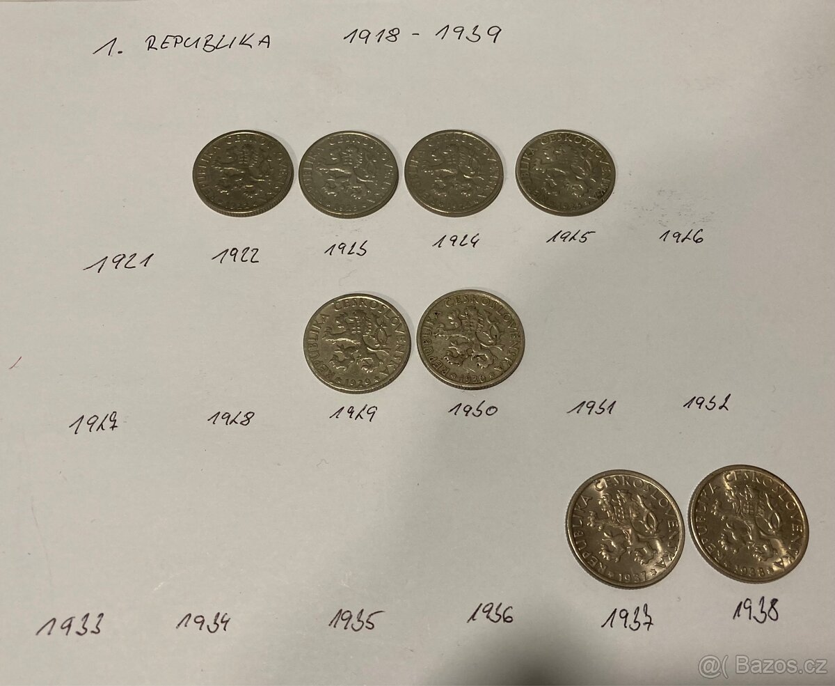 1 koruna 1922-1938 - 5