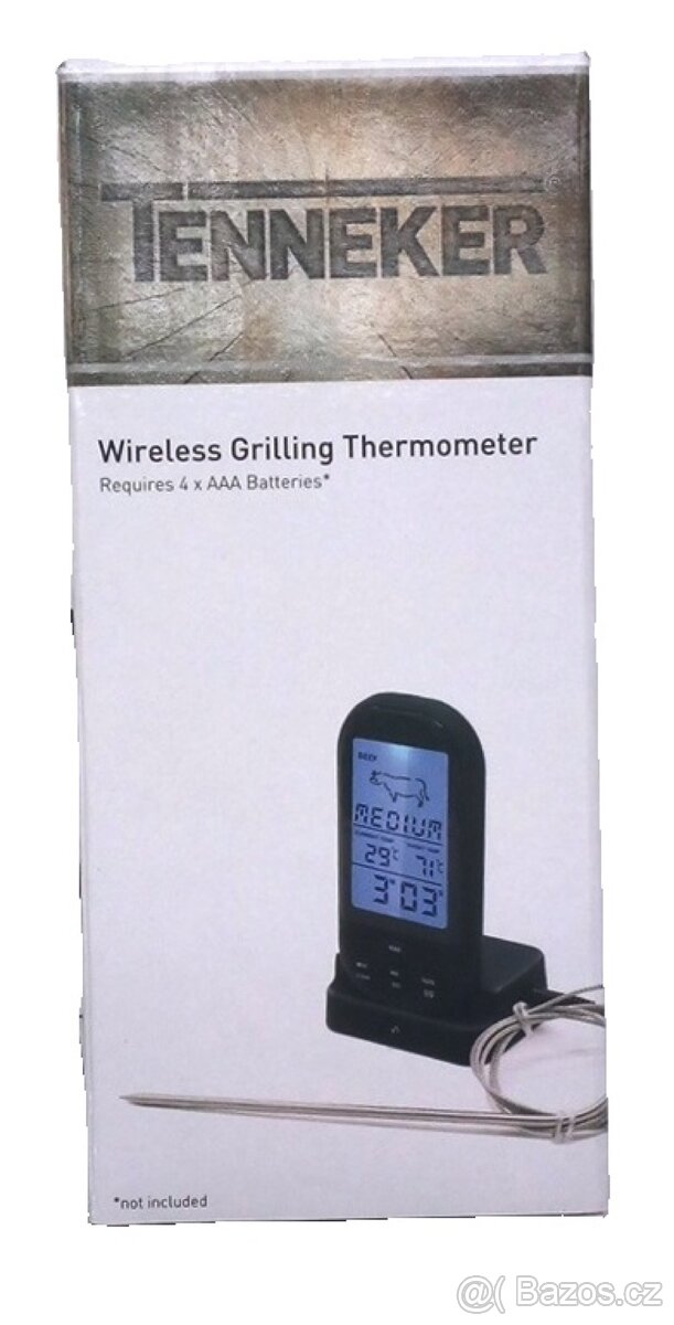 Grilovací teploměr se sondou TENNEKER - 5