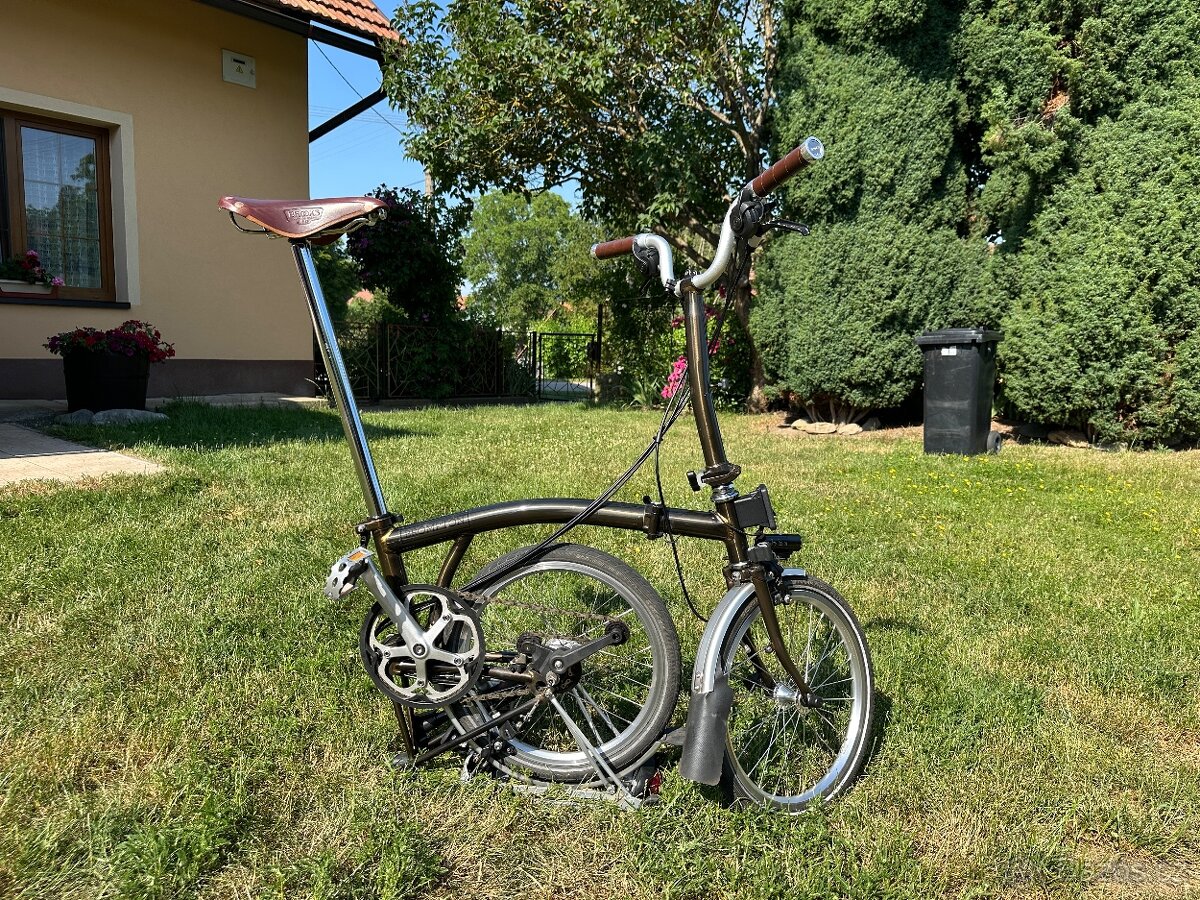 Bromton C-line 6speed + doplňky Brooks - 5