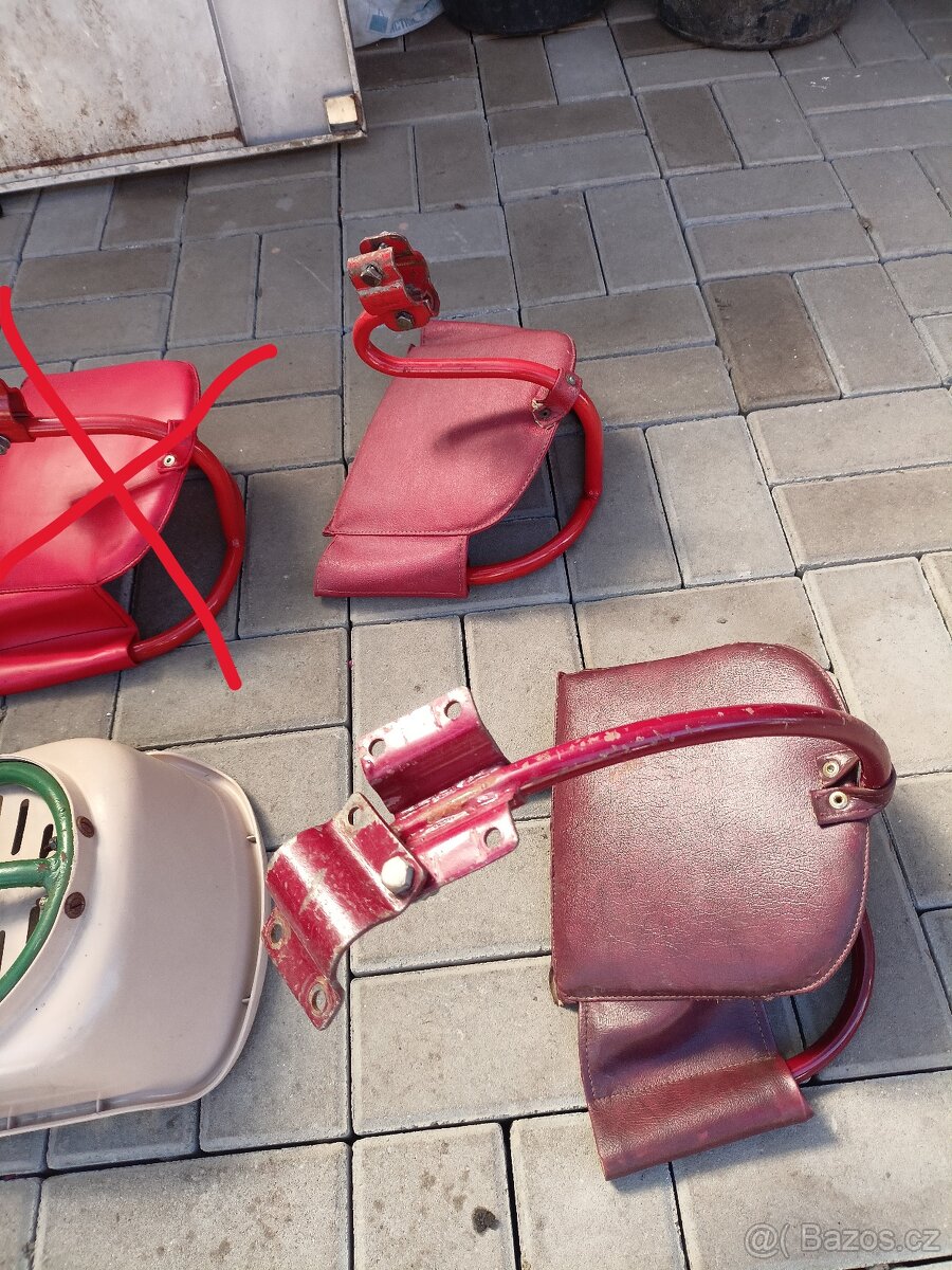 dětská sedačka na kolo,retro sedačka. - 5