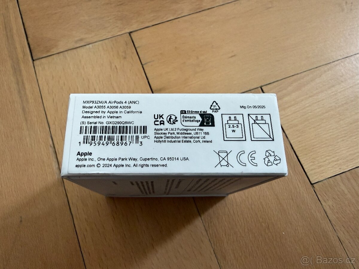 Airpods 4 ANC, kompletní orig.balení, bezvadný stav - 5