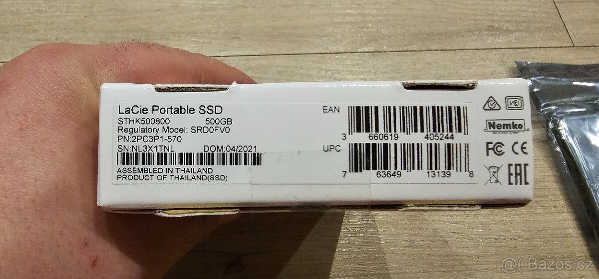 Nové disky interní a externí 250 - 750GB Plotnový i SSD - 5