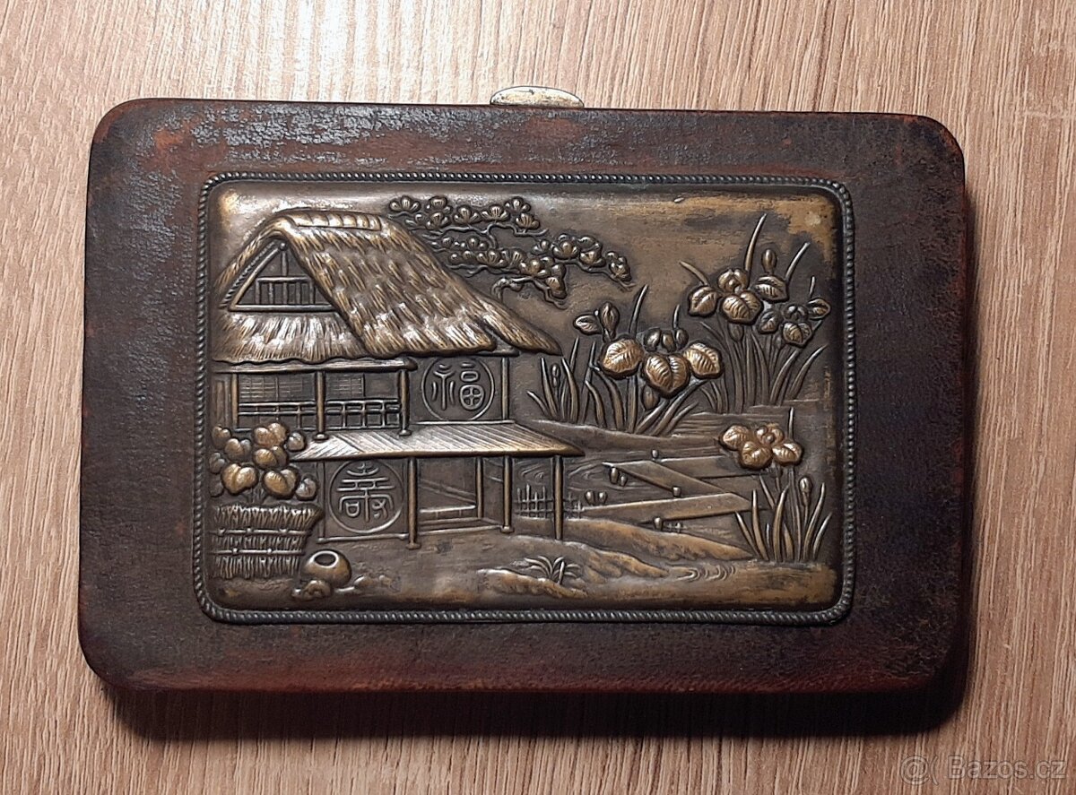 STAROŽITNÁ TABATĚRKA S JAPONSKÝM MOTIVEM - 5
