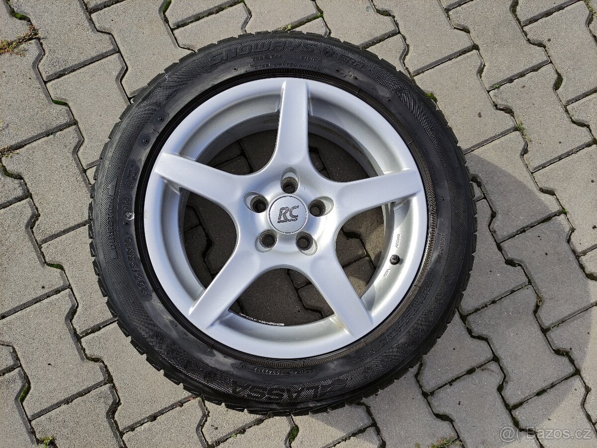 Alu litá kola Škoda Octavia I, + zimní pneu 205/55/16 - 5