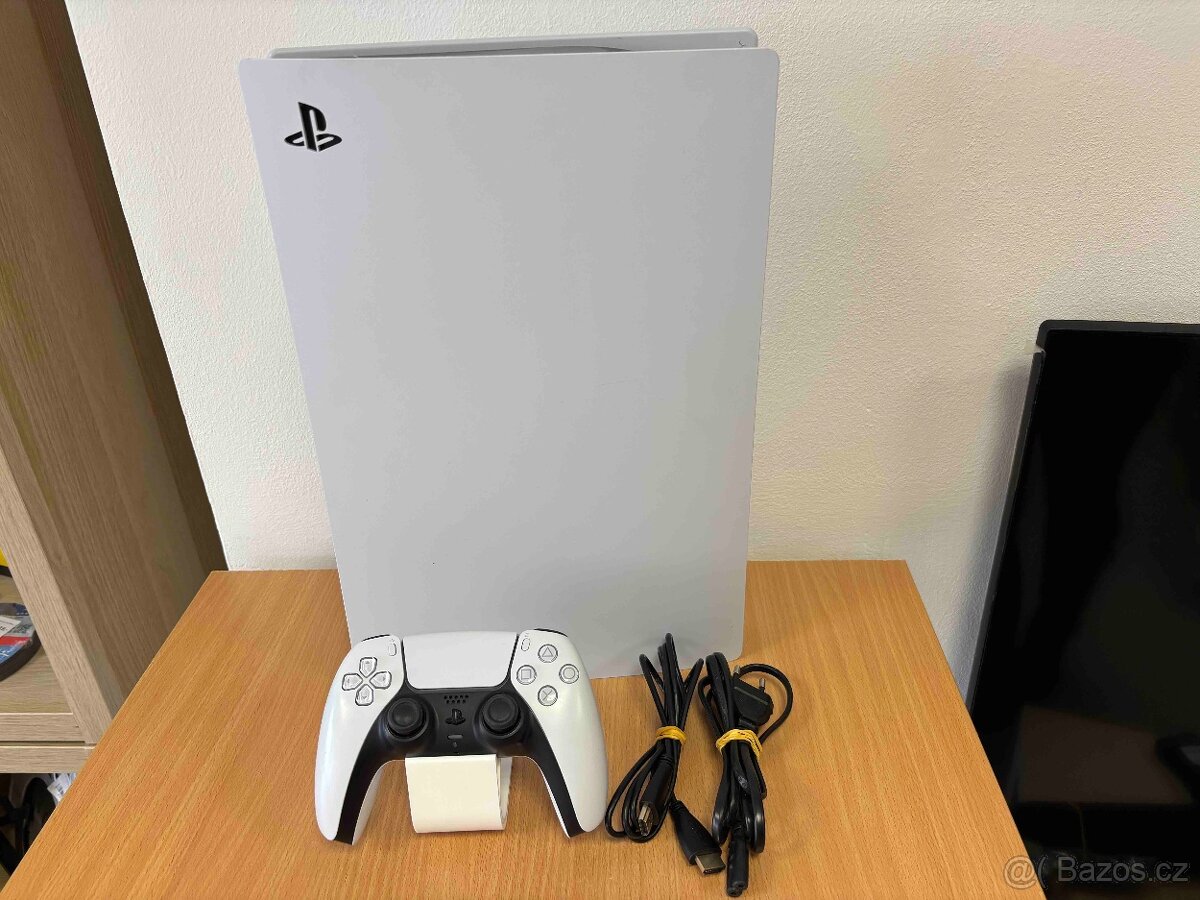 Sony PlayStation 5 Digital Edition, 825GB + ovladač - 5