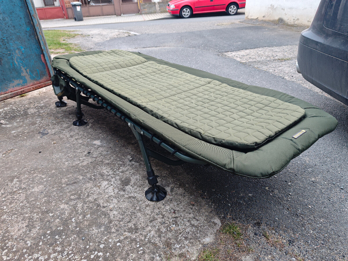 Rybářské lehátko Strategy 210x73, 150kg téměř nepoužité - 5
