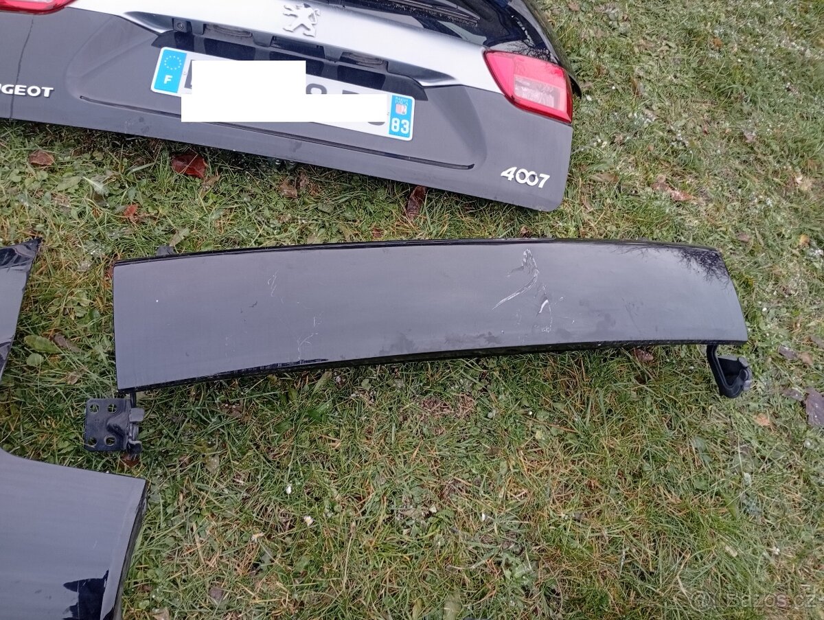 PEUGEOT 4007 VÍKO KUFRU, 5 DVEŘE, KOMPLETNÍ, VÍKO, Z. NÁRAZ. - 5