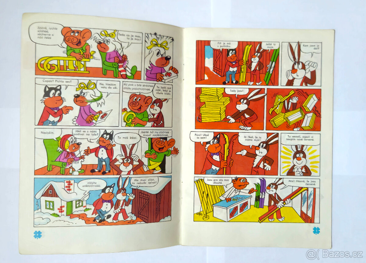 Čtyřlístek č.12 - Prázdniny na sněhu - Original 1970 - 5