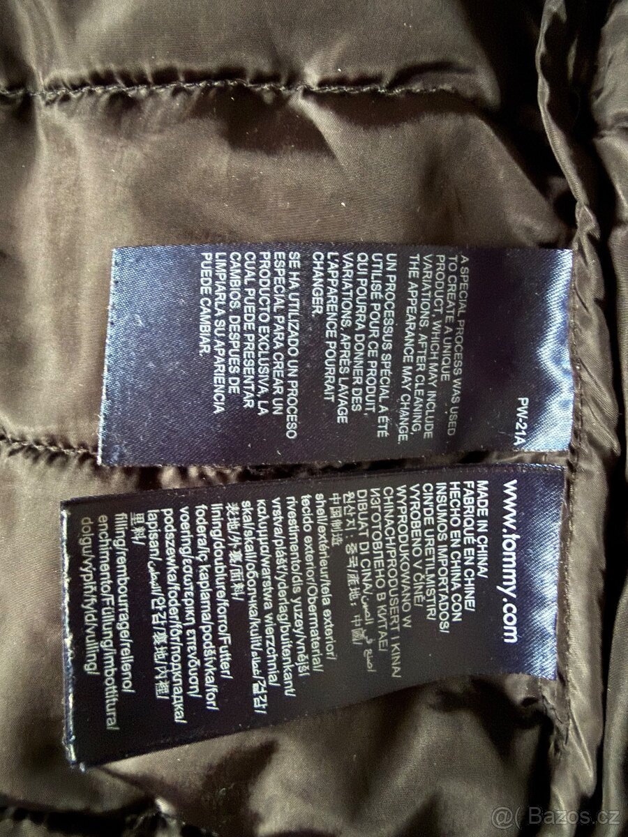 Modrá bunda Tommy Hilfiger vel.M - 5