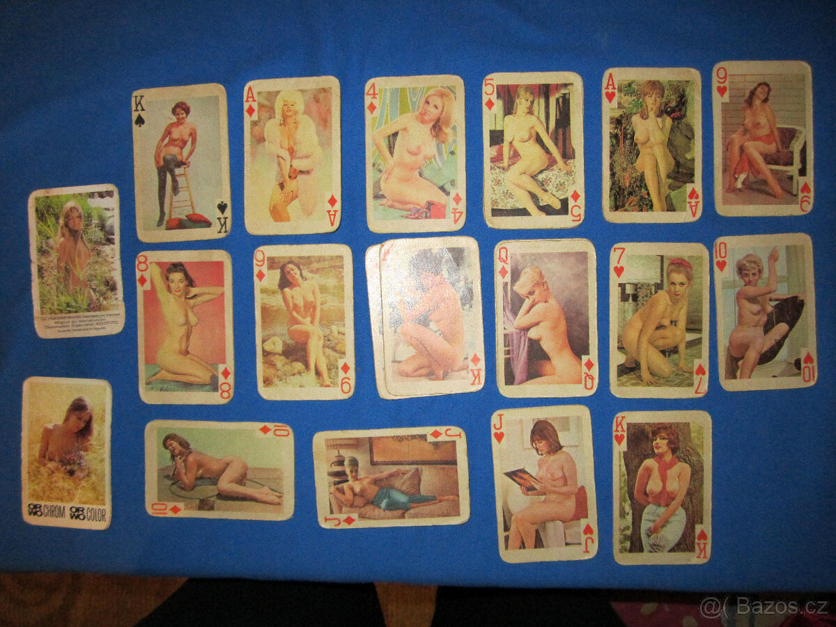 Staré žolíkové karty 1960 a M.Monroe a Pokémon karty - 5