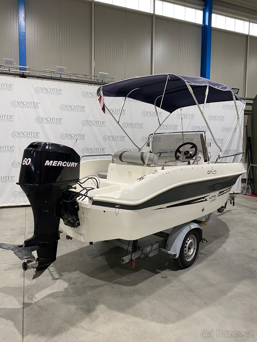 Motorová loď Galia 475 Open + Mercury F60 - 5