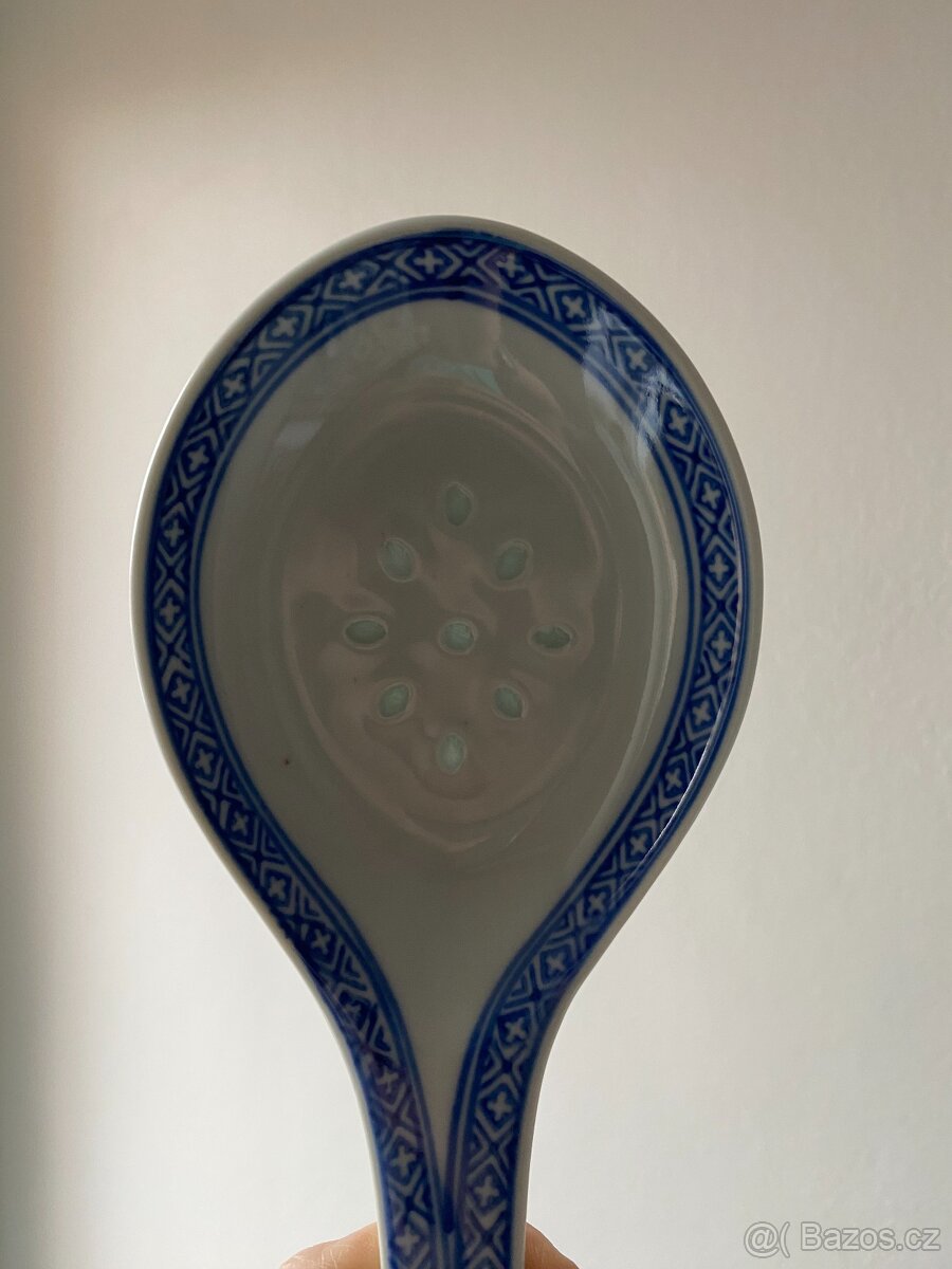 Nová retro souprava z čínského porcelánu I - rýžové zrno - 5