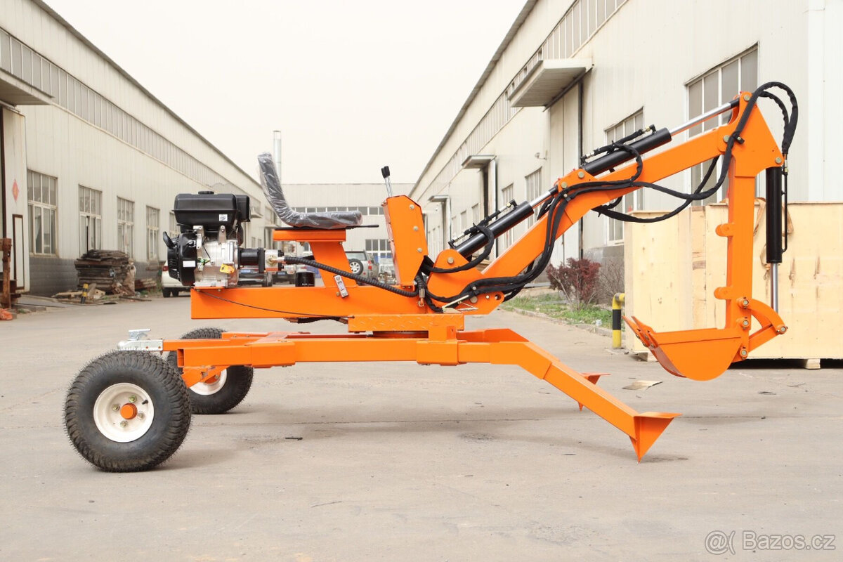 Kračející bagr s 360° otočí,15hp + el start - 5