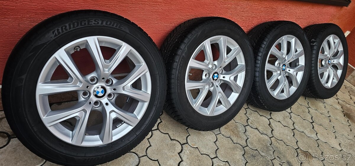 Originál alu BMW X1, X2 5x112 205/60 R17 zimní pneu - 6,5mm - 5