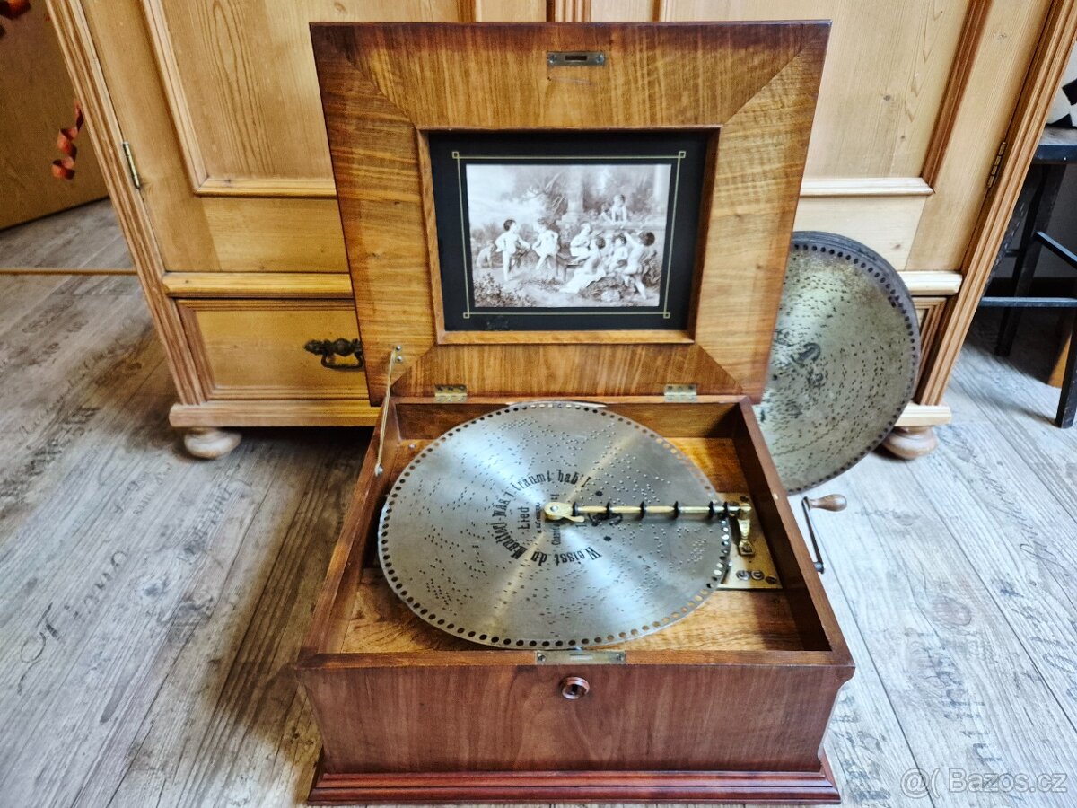 Velký starožitný Polyphon Musikwerke, rok 1898 - 5