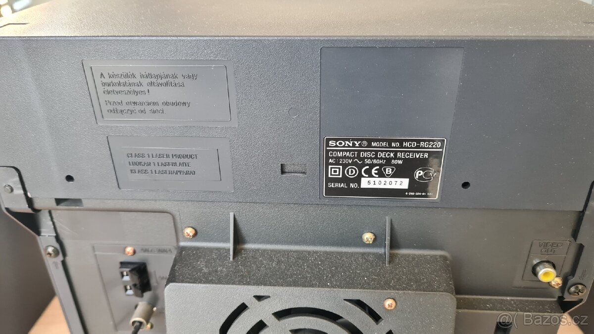 Hi-fi Sony MHC RG220 - 5