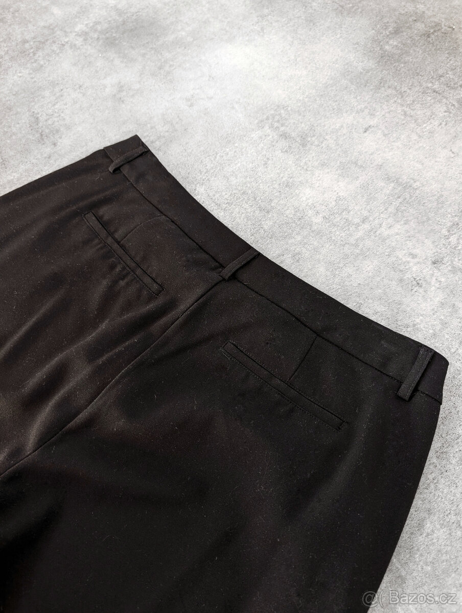 Dámské černé široké formální/plesové kalhoty vel. M - 5