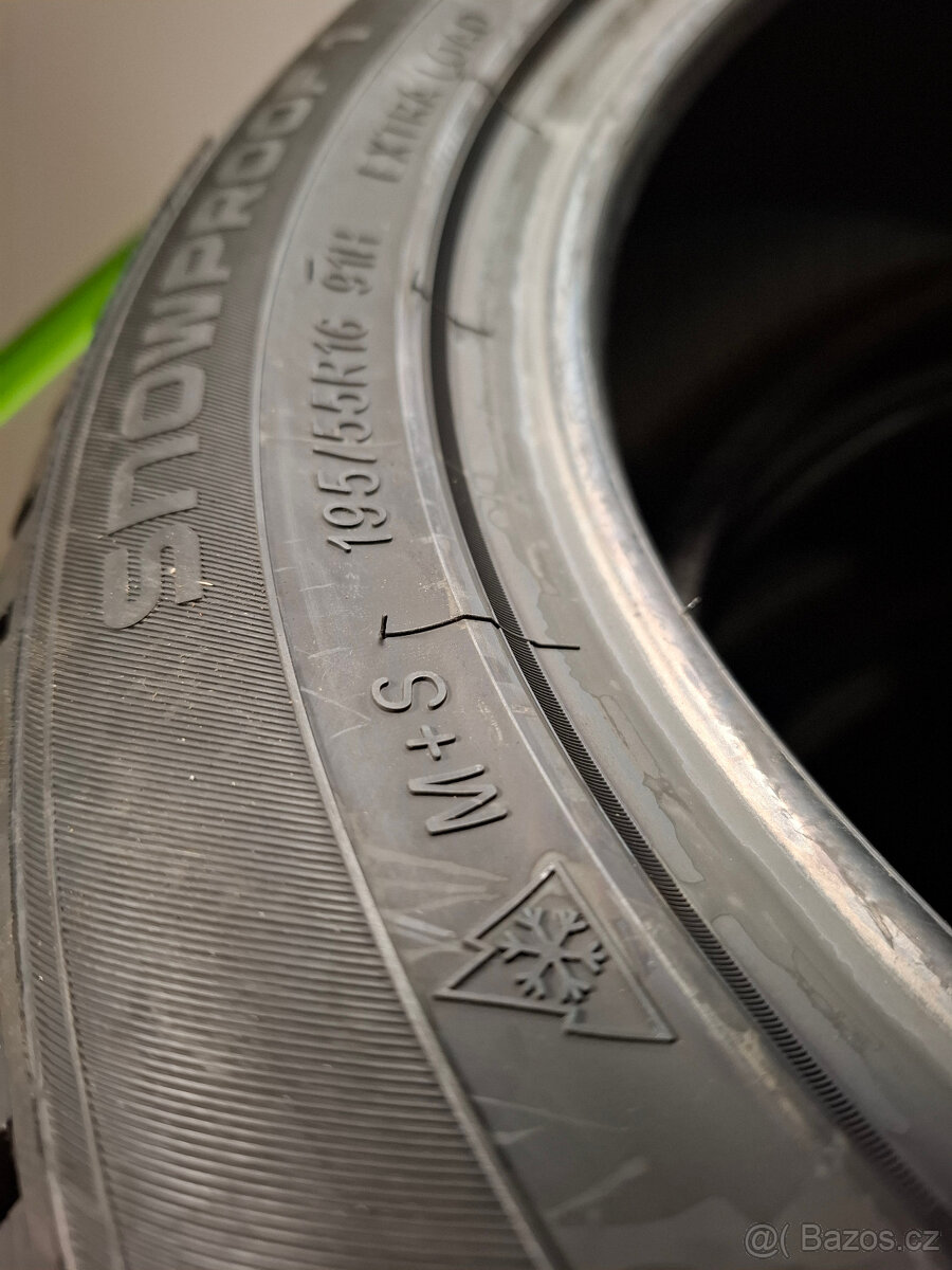 Nové zimní pneu Nokian Snowproof 1 - 195/55 R16 4ks - 5