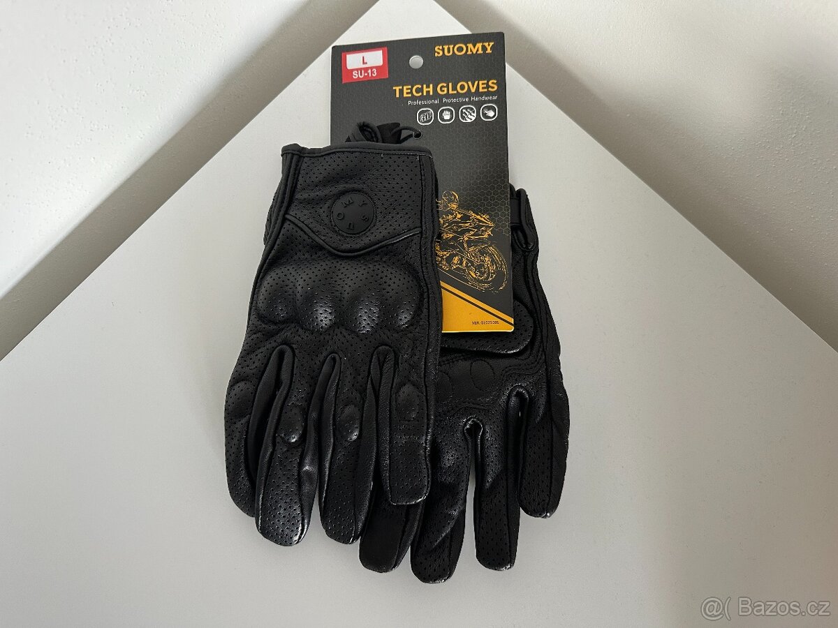 Motorkářské rukavice Suomy vel. L - 5