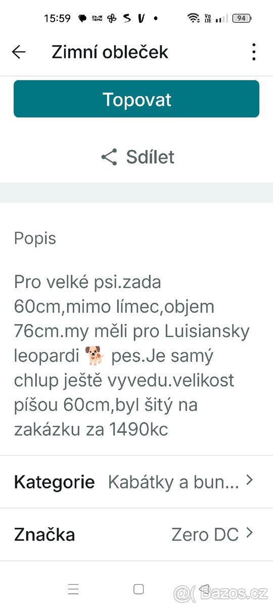 Kabátek pro pejska - 5