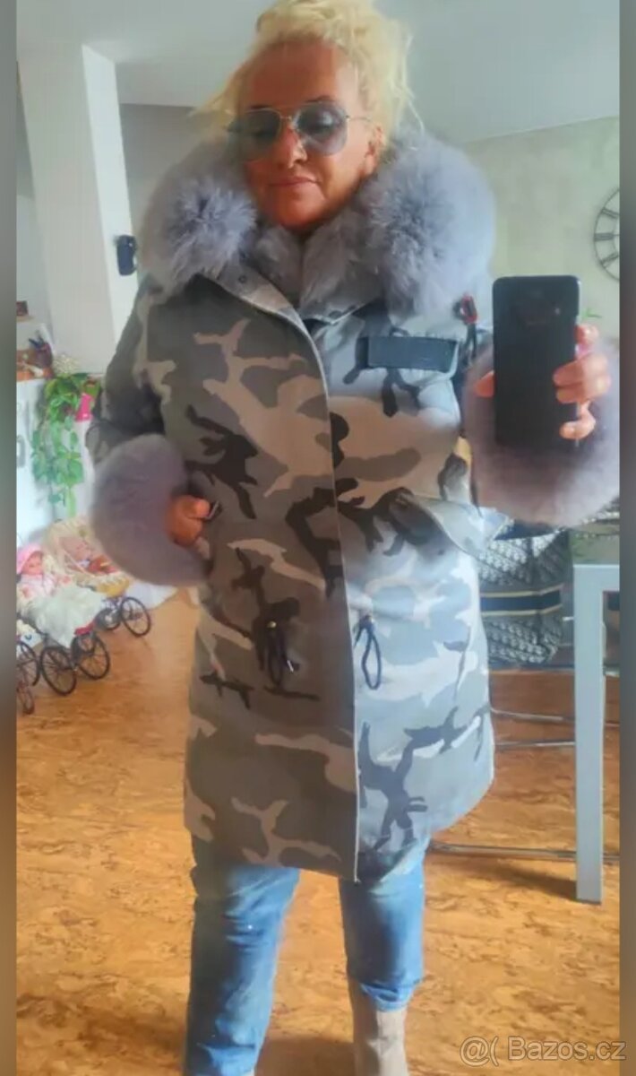 Maskáč bunda/parka zimní - 5