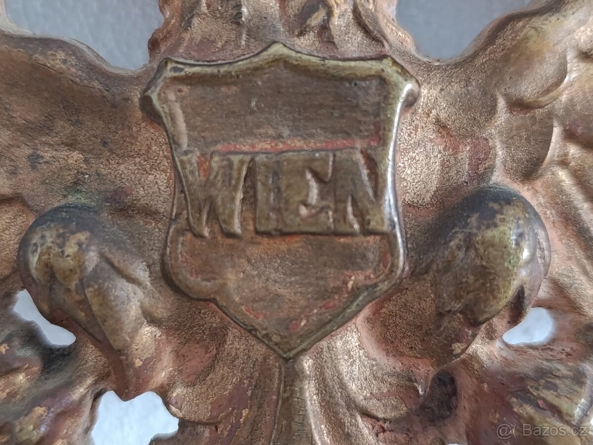 Velká a těžká RU orlice / R-U orel. Krásný sběratelský kus - 5