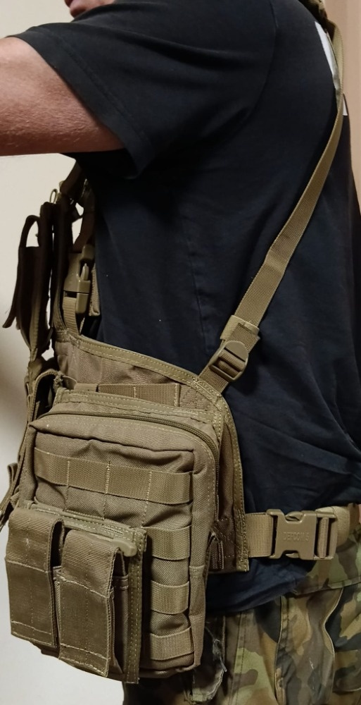 Taktická vesta DEFCON 5 barva olivová - 5